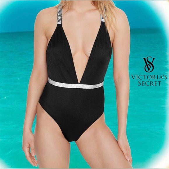 Victoria's Secret, One Piece Sexy Swimsuit, Medium, Black 🫦 - Picture 1 of 14